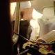 A hidden camera was rigged beneath a bathroom sink to record a very pretty girl taking a shit while sitting on a toilet and wiping herself. She touches up her makeup as well. No audio. Over 2.5 minutes.
